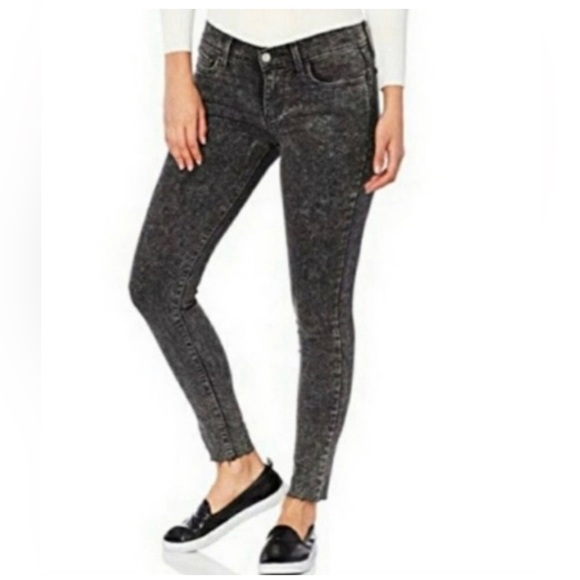 Levi's Denim - Levi's 710 Super Skinny Black Acid Wash Stretch Jeans Size 31